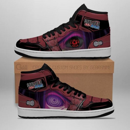 Madara Uchiha Rinnegan & Mangekyou Jordan 1 Shoes D95 - Hanamango