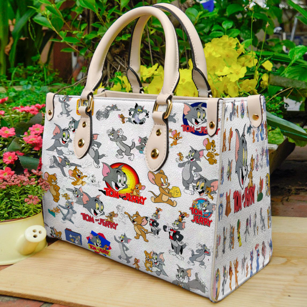 Tom and Jerry Leather HandBag AH96 - Hanamango