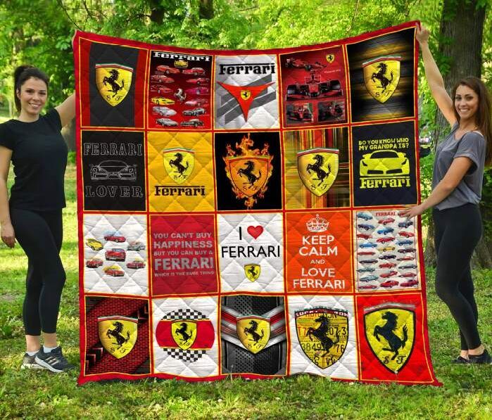 Ferrari Quilt Blanket HM - Hanamango